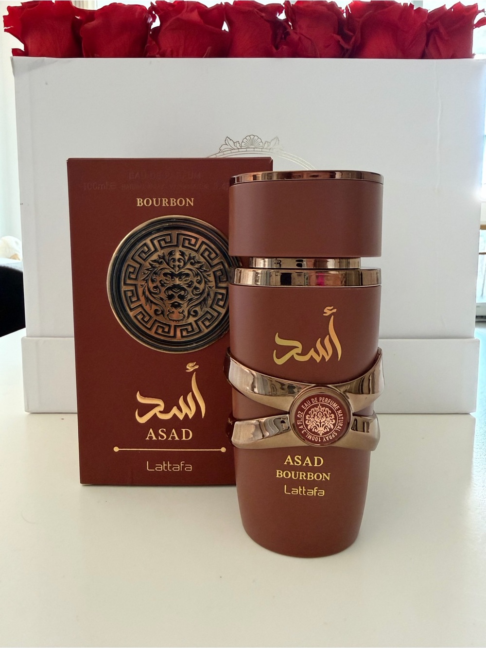 Lattafa Asad Bourbon Men's Fragrance - Brown